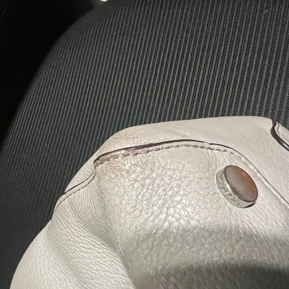 Michael Kors Gray Leather Satchel Bag - Picture 9 of 13